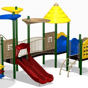Parques infantiles en madera, en metal y playground
